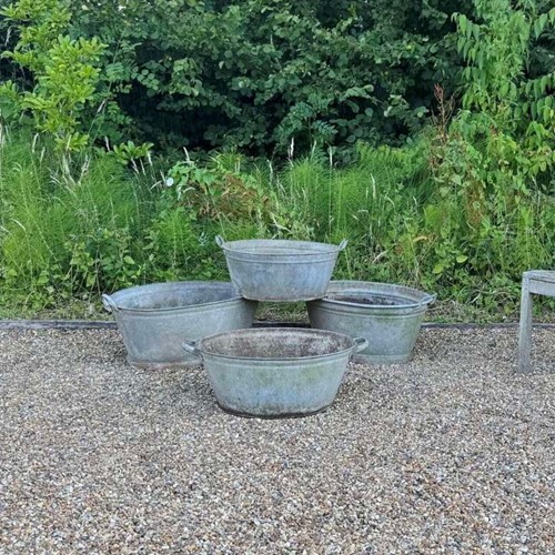 Medium Galvanised Tub