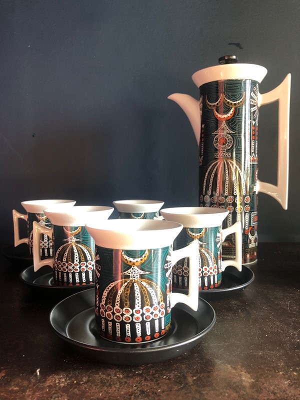 "Magic City" Coffee Set by Susan Williams Ellis-20th-century-filth-coffee-pot-cups-1-main-637419896884873951.jpg