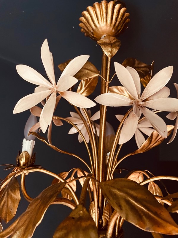 Pretty French Cream Flower & Gilt Chandelier-20th-century-filth-cream-chandelier-3-main-637769979310980139.jpg