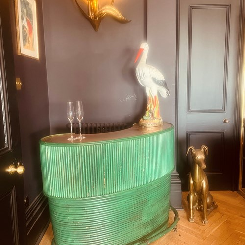 Rare Copper-Topped Italian Bar