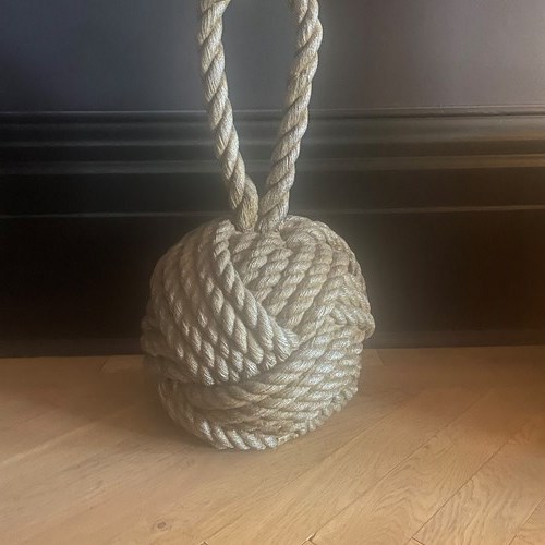 Vintage Ball Of Wool Doorstop