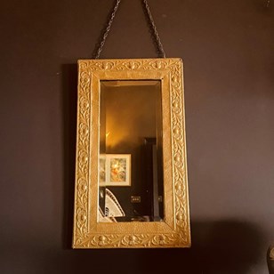 British Edwardian Repoussé Bevelled...