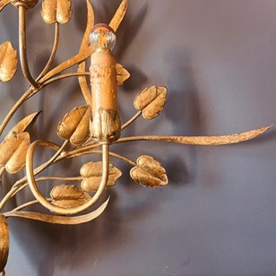 Huge Spanish Wall Light By Ferro Ar...