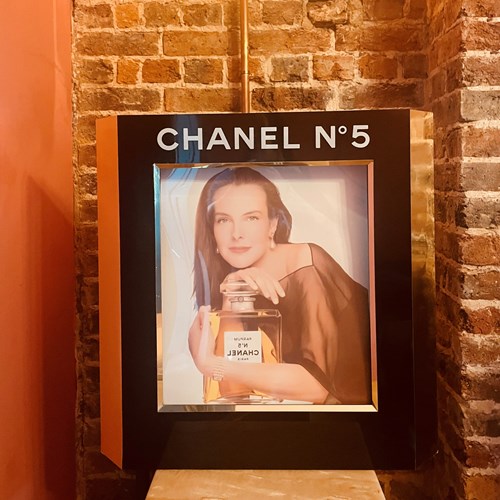 Rare Chanel No5 Backlit Shop Display