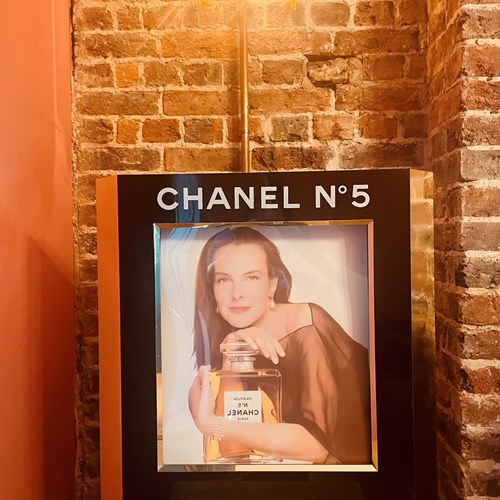 Rare Chanel No5 Backlit Shop Display