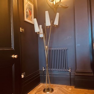 Rare Floor Lamp By Maison Lunel, Fr...