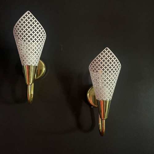 Pair Of Matégot Style Wall Lights