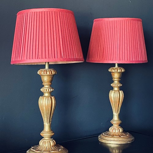 Pair Of Florentine Table Lamps