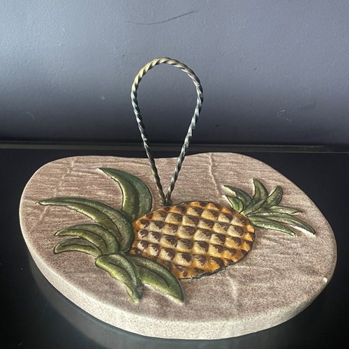 Vintage French Cheese Plate By Vallauris