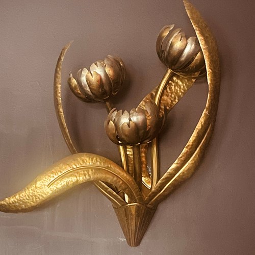 Super Rare Pair Of Maison Honoré Wall Lights