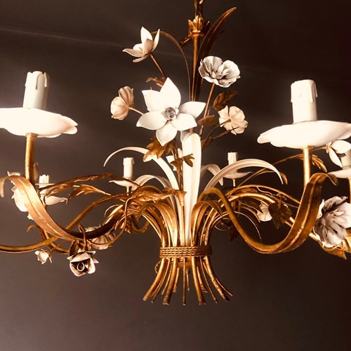 Huge Italian Chandelier By Masca