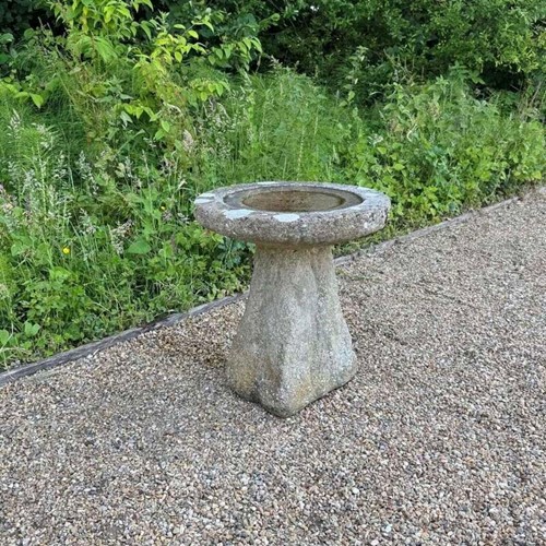Large Rustic Bird Bath