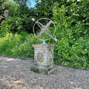 Copper and Brass Armillary on Lion ...
