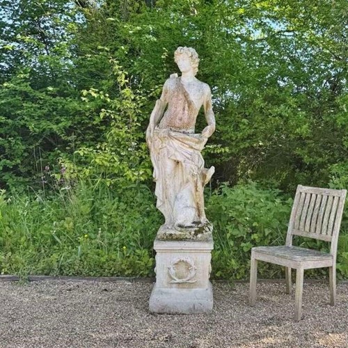Apollo Hunter Figure with Pedestal
