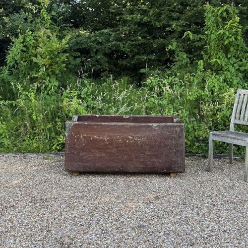 Large Antique Salt-Glazed Trough