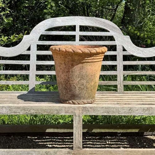 Terracotta Planter with Rope Decoration