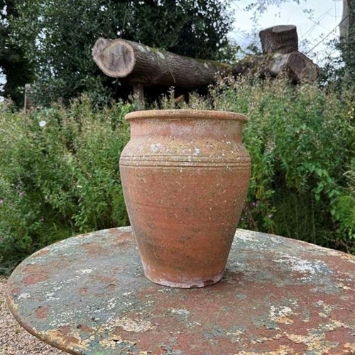 Patinated Terracotta Planter