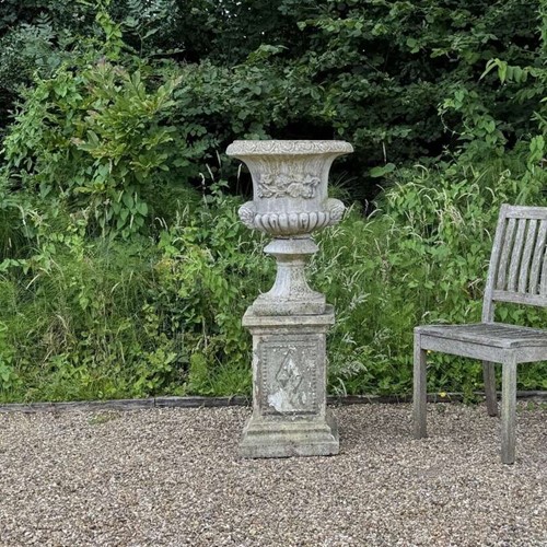 Campania Urn and Pedestal