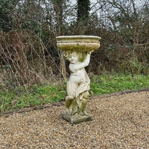 Large Cherub Jardinière