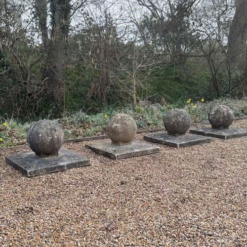 Weathered Ball Finials