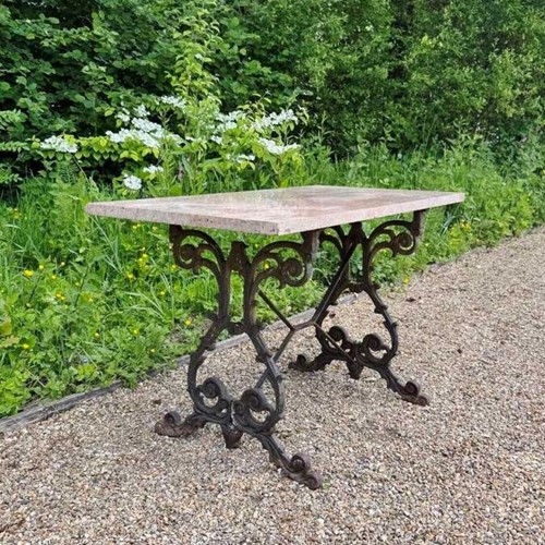 Marble and Iron Table