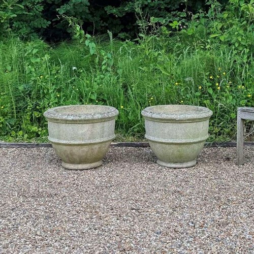 Pair of Weathered Egg Cup Planters