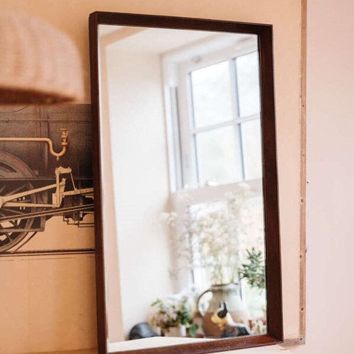 Mid-Century Modern Rectangular Mirror