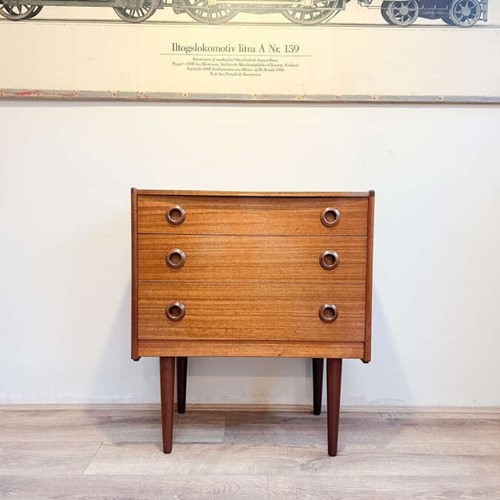 Vintage 1960s Avalon Teak Chest of Drawers