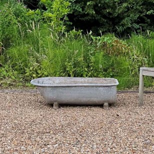 Galvanised Baby Bath