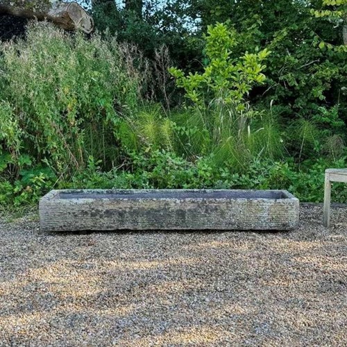 Antique Patinated Stone Trough