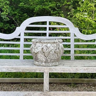 Patinated Grape Planter