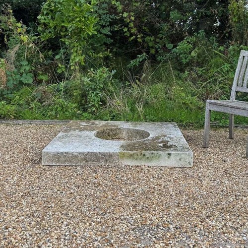 Italian Limestone Well Head Base