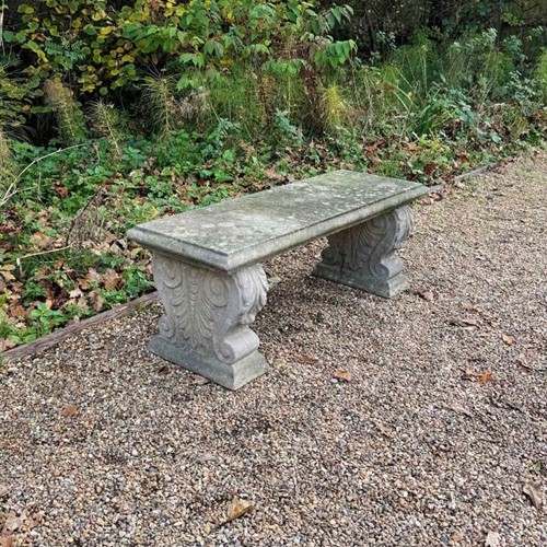 Acanthus Stone Bench