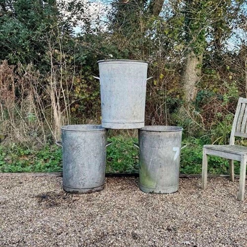 Galvanised Dutch Bins