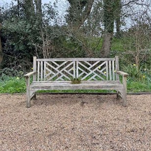 6' Lister Lattice Bench