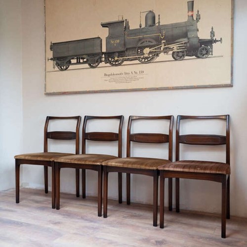 Set of 4 Mid-Century Dining Chairs