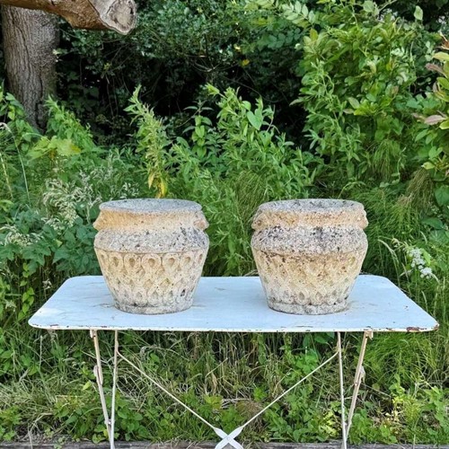 Pair of Cotswold Stone Planters