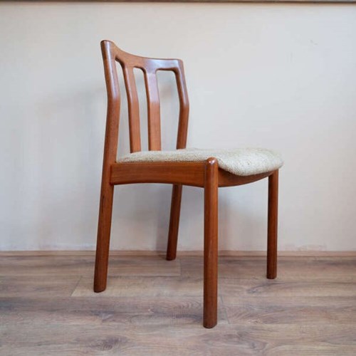 Single Danish Teak Chair by Dyrlund | MCM Desk Chair