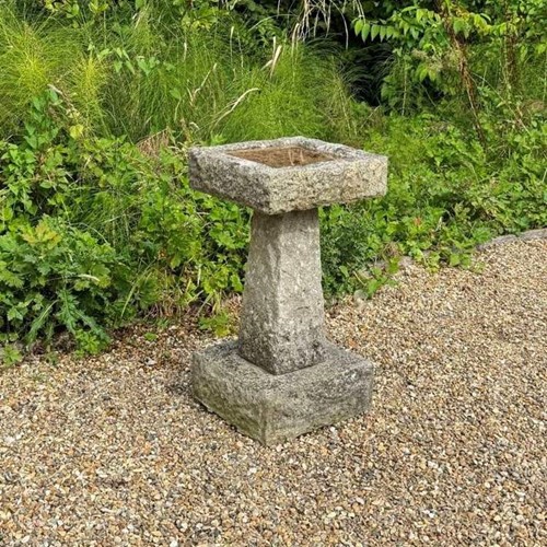 Purbeck Stone Bird Bath