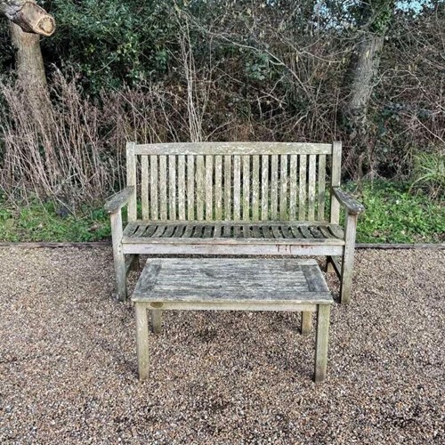 Nova Teak Bench and Coffee Table