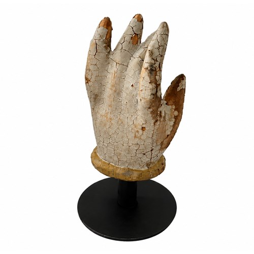 Small Early 19Th Century Carved Hands