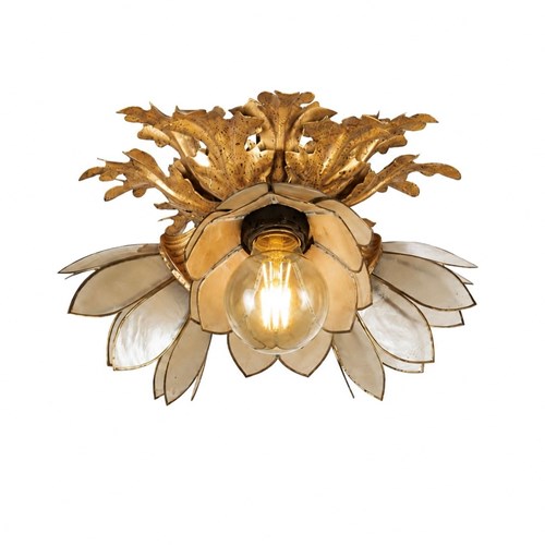 Small Mid-Century Italian Ceiling Light Attributed To Banci