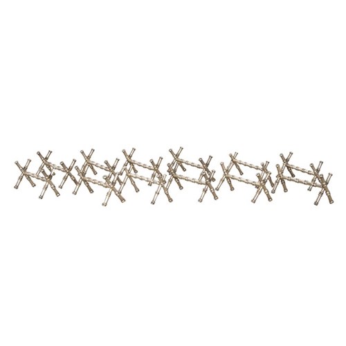 Set Of Twelve Silverplate Faux Bamboo Knife Rests