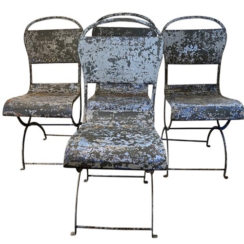 Four French Bistro Garden Chairs