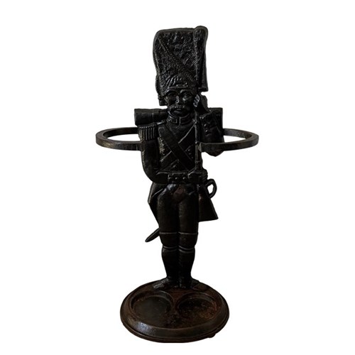 French Soldier Iron Umbrella & Stick Stand