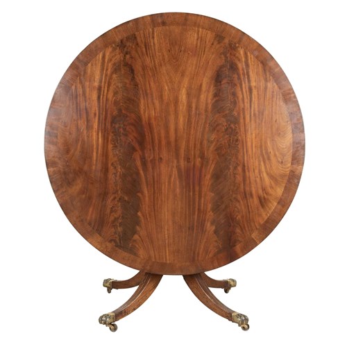19Th Century English Regency Revival Tilt Top Table