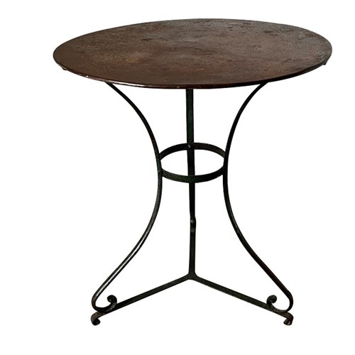 French Iron Gueridon Table