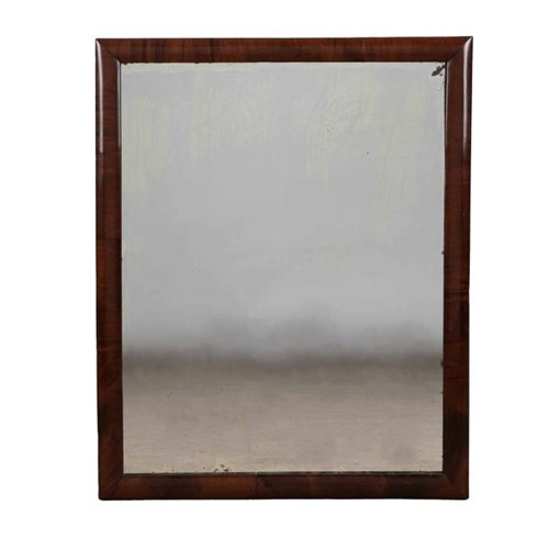 Large 19Th Century French Mahogany Framed Mirror