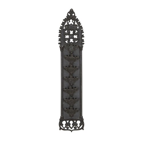 19Th Century Neo-Gothic Revival Wall Semainier