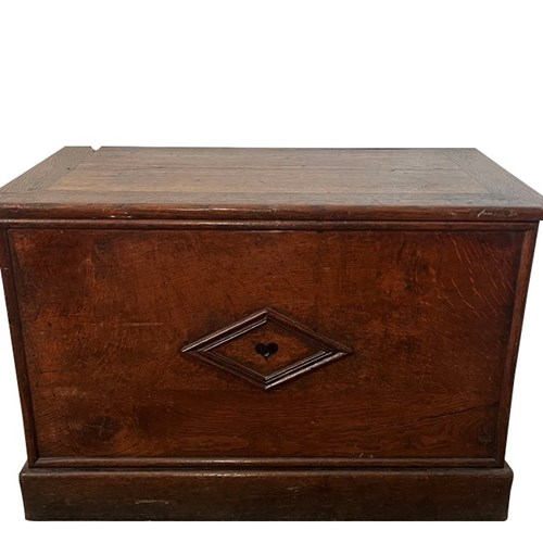 19Th Century French Oak Trunk